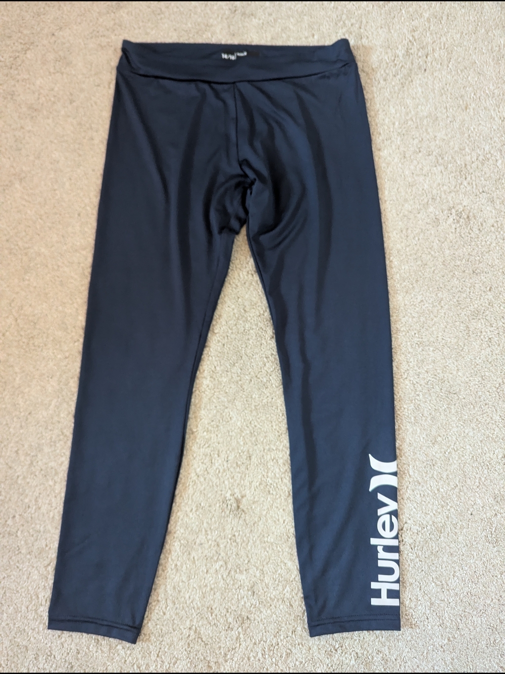 Hurley Black Logo Leggings